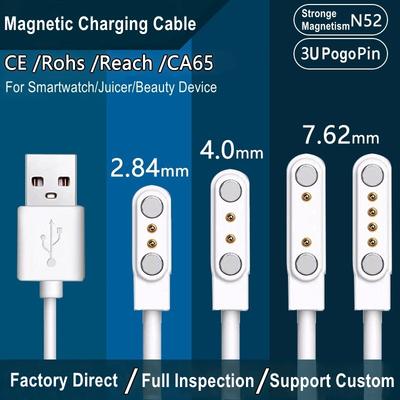 Smart Watch Magnetic USB Dock Charger 2pin 4pin Charging Cable Power Adapter For Kids Smartwatch Juicer Beauty Device Toothbrush