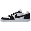 EBERNON Black Or White Slip Resistant Abrasion Resistant Low Top Skateboard Shoes Men's Black White AQ1775-100(Team979-)