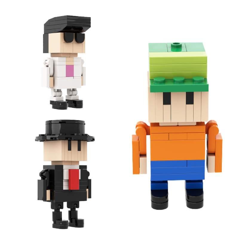 Gobricks Moc Falling Battle Baustein Set Diy Kreatives Spielzubehör Kleinteile Montage Spielzeug Für Jugendliche