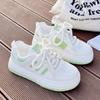 Women's Thick Soled Sneakers Fashion Flat Shoes Lace Thin Soled Small White Shoes Zapatillas De Deporte Zapatillas Mujer