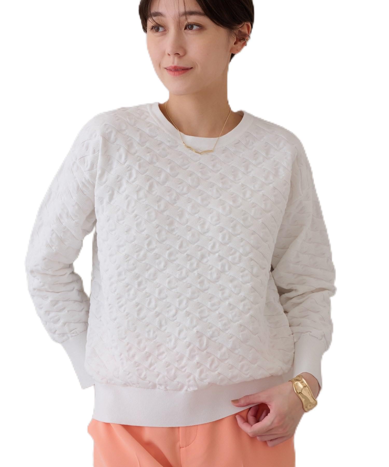 

INDIVI Весенний трикотаж Хлопок Жакард Пузырьки Белый Размер 38 Свитер, Смесовый, Трикотажный, 12712152, Женский, (001), (M)