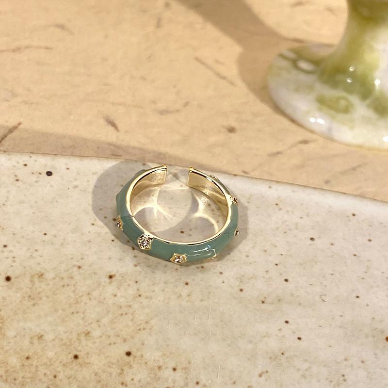 Fresh Style Chic Rabbit Ring For Women Featuring Geometric Design And Luxurious Feel