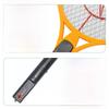 Rechargeable Electric Mosquito Swatter with Large Mesh and Flat Plug - Portable Lightning Type Insect Repellent.