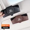 Car Glasses Storage Box Sun Visor Hanging Organizing Bag For Honda Civic Accord Fit Jazz Pilot CRV Odyssey Passport City Keyring