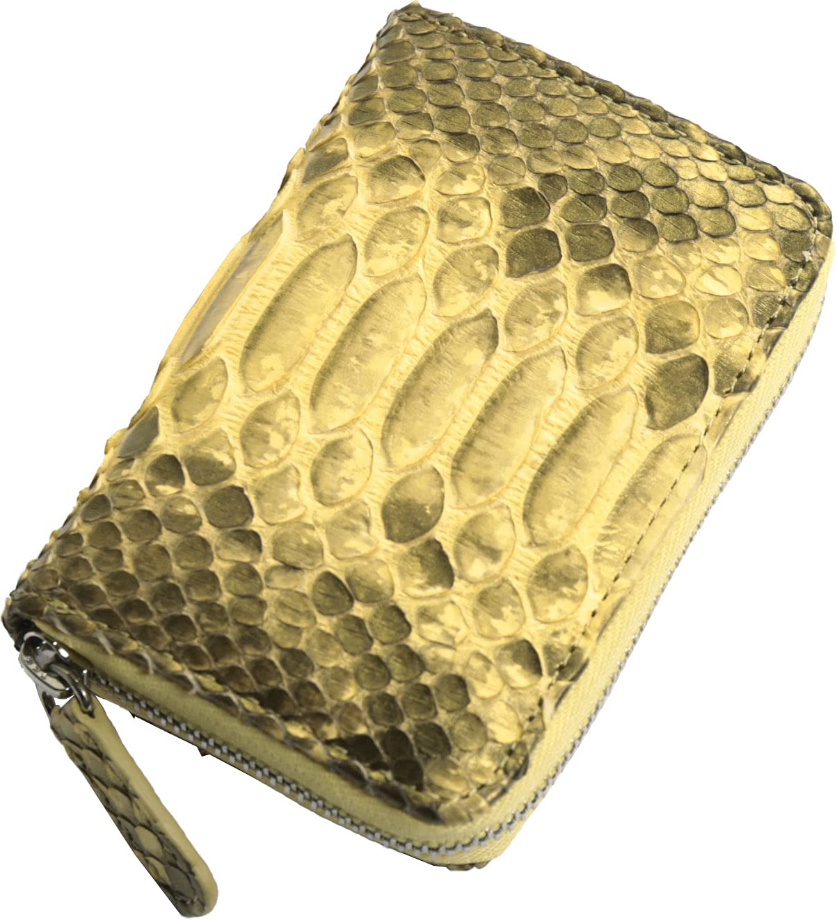 

Coin Purse for Men and Python Gold [Sankyo Shokai] Women, Leather золотий