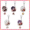 Love and Deepspace Xavier Zayne Rafayel Ralayo Sylus Acrylic Keychain Game Cartoon Cute Charm Keyring Bag Tag for Collections