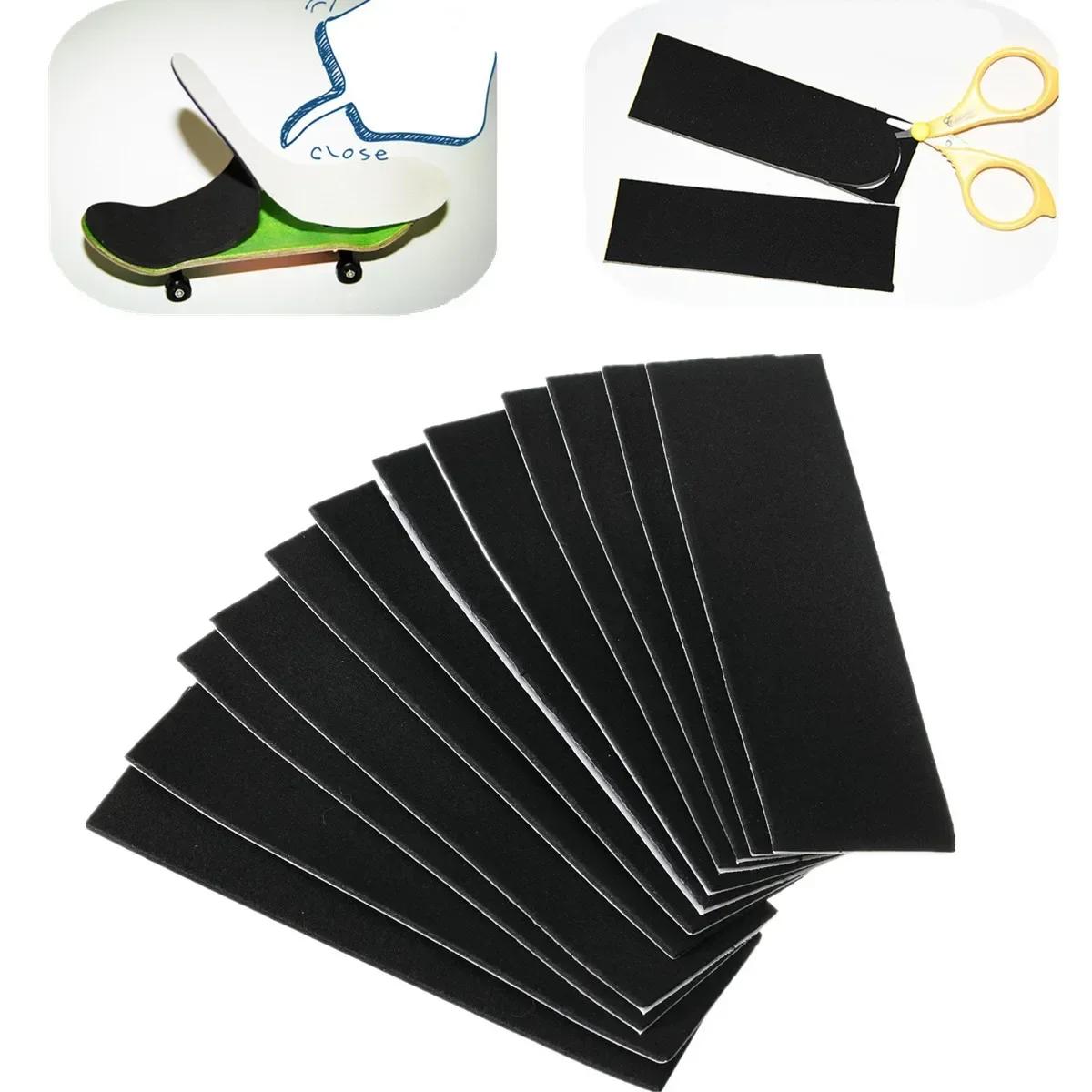 

Foam Grip Tape Stickers 12PCS Black Wooden Fingerboard Deck Uncut Tape Stickers чёрный