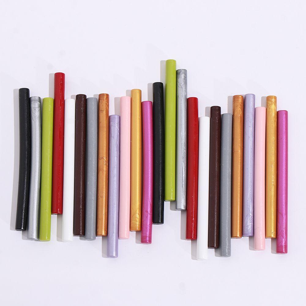 

10pcs Diy Craft Letters Postcards Vintage Wax Stick Sealing Stamps Melting Glue Retro 1