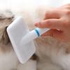 Airbag Needle Pet Brush Plastic White Dot Dog Comb White Grip Pet Comb