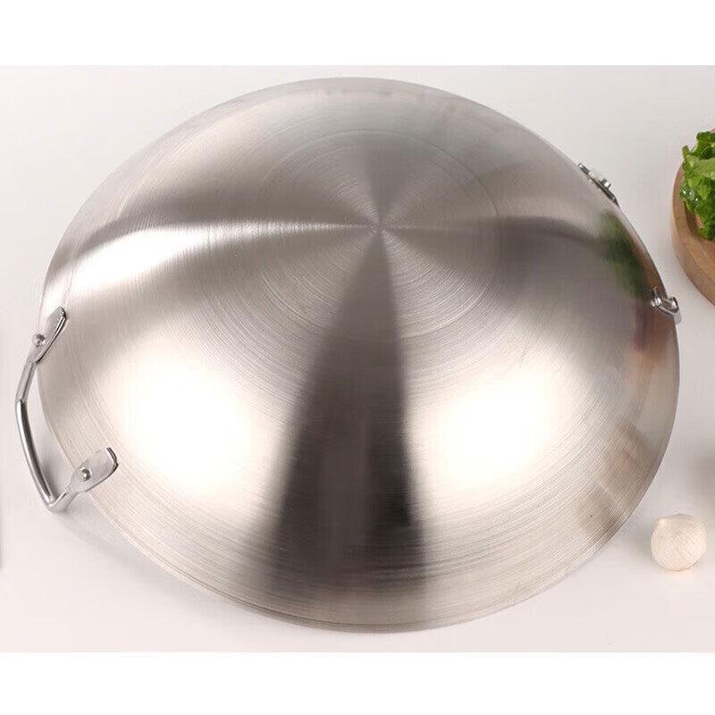 Jingqingfu Commercial Stainless Steel Round Bottom Wok