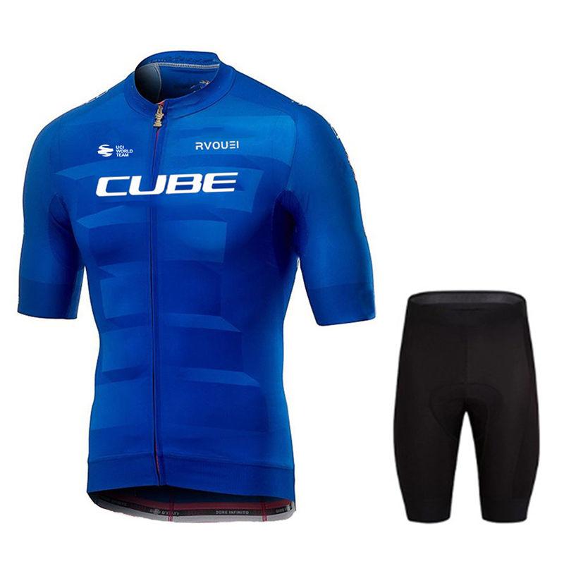 Rvouei  Bicycle Clothing  2026 Summer Breathable Cycling Suit Set Short Sleeve Shirt Bike Gel Pad Bib Shorts Sports Maillot Ropa Ciclismo