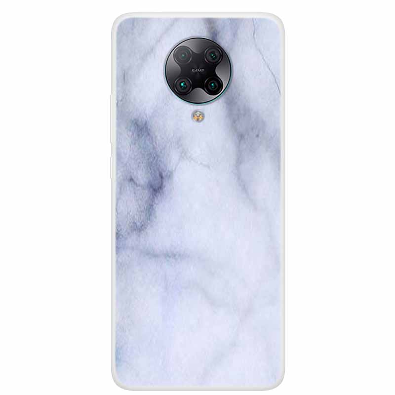 For Poco F2 Pro Case 6.67'' Clear Marble Soft TPU PocoF2 Pro F 2 F2Pro Phone Cover For Xiaomi Poco F2 Pro Shells Cartoon Fundas