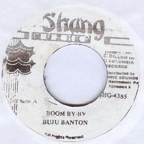 

7inch Record BUJU BANTON - Boom By-by SHG4385 SHANG MUZIK Jamaica Reggae, Ska & Dub Used