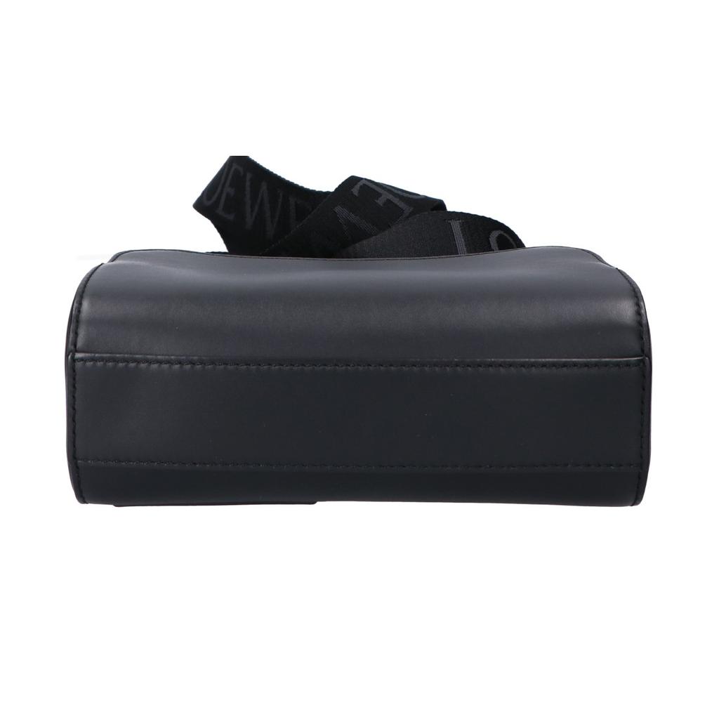 LOEWE Excellent condition 24 year satin calfskin crossbody camera bag mini Shoulder bag Black / SV HardwareUsed