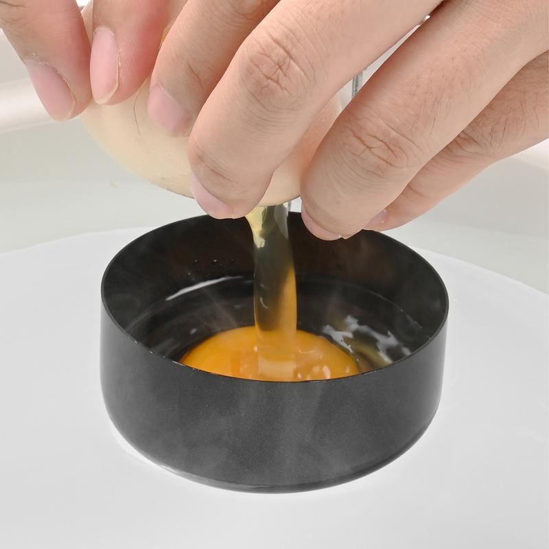 Egg Poacher Pan Foldable Egg Cooker Cup Nonstick Stainless Steel Folding Heat Resistant Kitchen Accessories For Breakfast Omelet