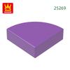 884Pcs/Lot 25269 Tile Round 1x1 Quarter Block Moc Hue Accessories Compatible featuring Brick DIY Children's Plaything Stronge Box