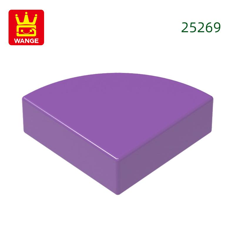 884Pcs/Lot 25269 Tile Round 1x1 Quarter Block Moc Hue Accessories Compatible featuring Brick DIY Children's Plaything Stronge Box