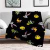 "Looney Tunes Character Phone Case Cover"Blanket Flannel Throw Blanket for Sofa, Bed, Travel, Camping, Office