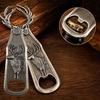Ergonomic Labor Saving Opener Elk Antler Bottle Opener, Heavy Duty Metal Retro Beer Sturdy Handheld Cap Remover for Home Bar, Artistic Kitchen Gadgets
