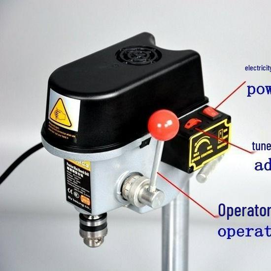 Portable Precision Mini Drill Machine with All-Copper Motor and Drill Bits