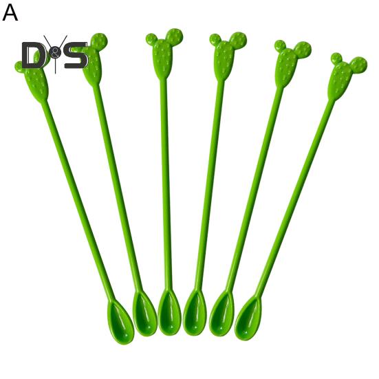 6Pcs Portable Stirring Rods Interesting Useful Household Coffee Juice Beverages Stirrers Mixing Rods