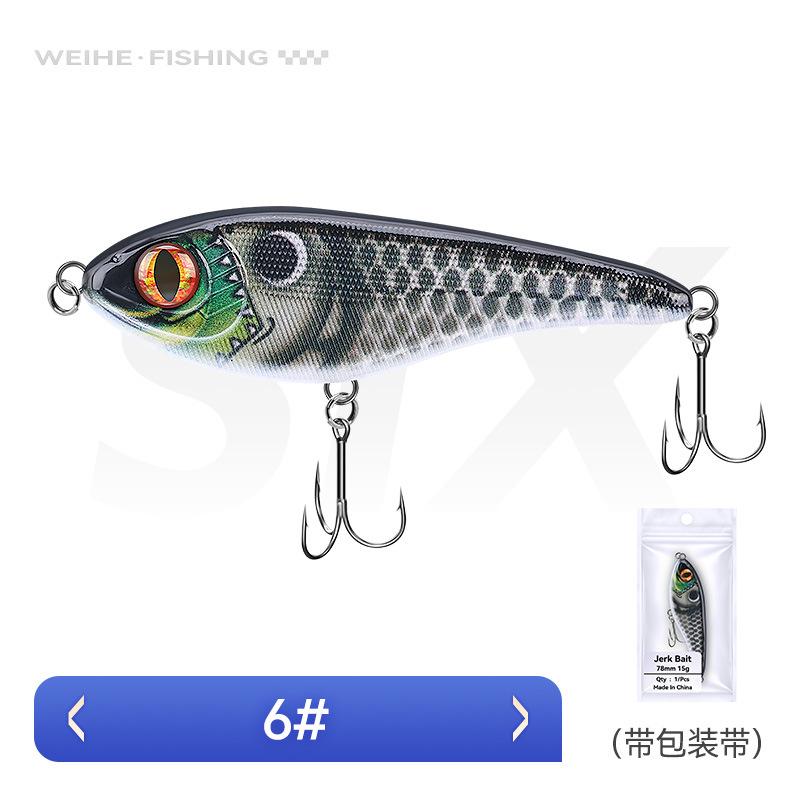 

New Fishing Crank Hooks Bass Cranks Tackle Sinking Popper One Size