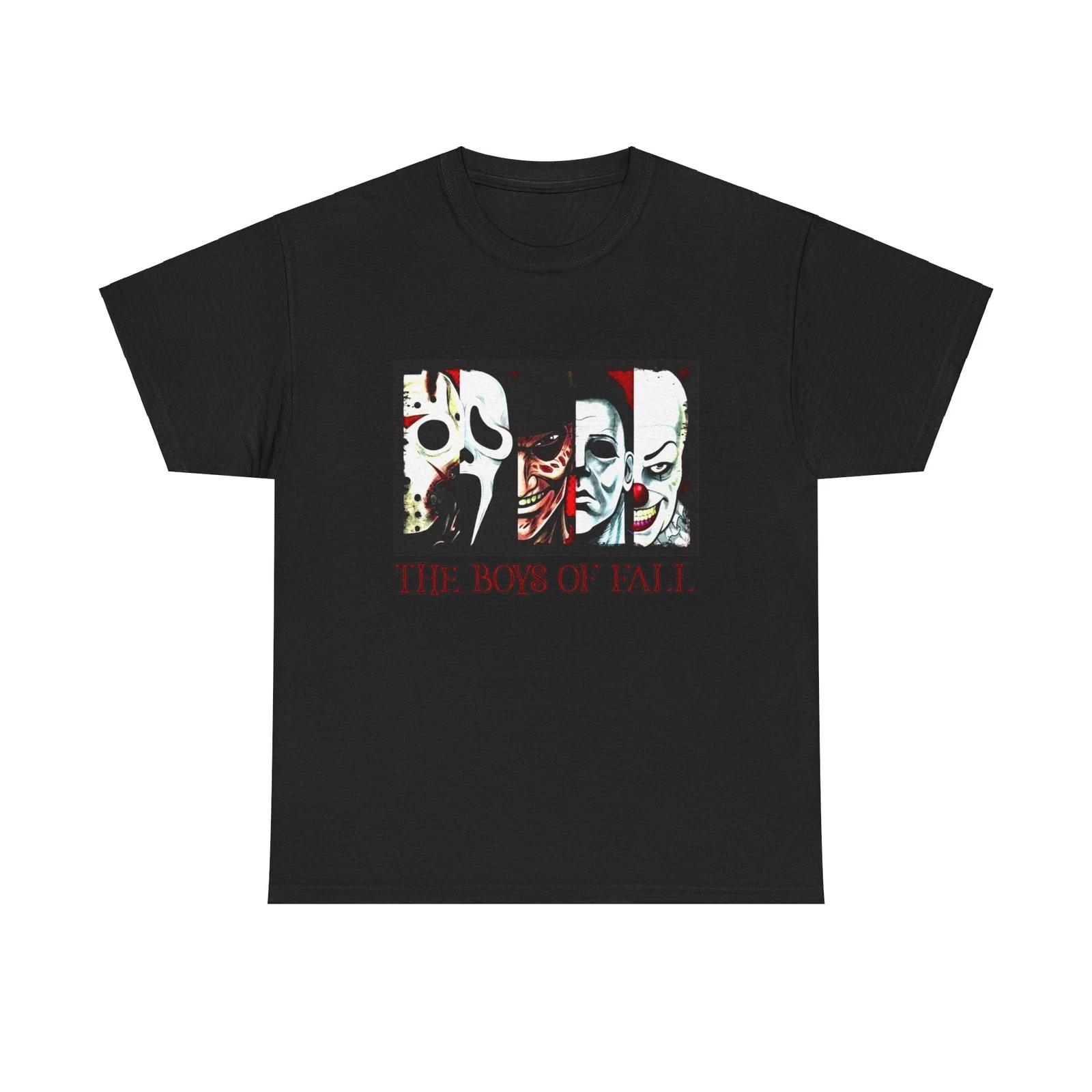 Halloween Monster Face Tee, Scary Halloween Shirt, Fall Graphic Tee, Unisex M