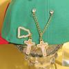 Brooch Pin Alloy Lapel Badge Hat Clip Stylish Breastpin Clothing Accessories for Religious Event and Fashion Enthusiasts