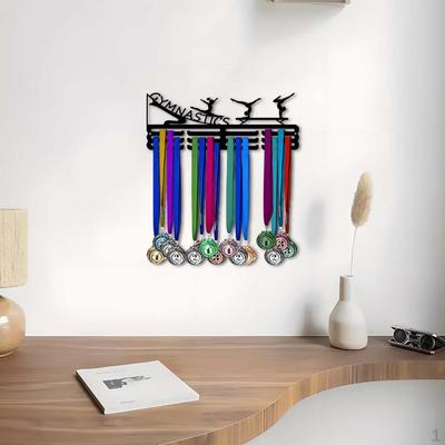 Heavy-duty Wall-mounted Medal Organizer for Running, Softball, And Other Sports.