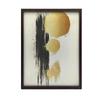 Energetyczne Złote Koła Energetyczne Złote Koła, 50X70 Cm, Rama Aluminiowa Czarna, Papier Matowy 230 Gsm