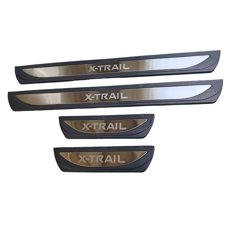 

For Qijun X-TRAIL 2022 Welcome Pedal Modify Plastic Original Factory Threshold Strip Scratch Resistant Door Edge Pedal