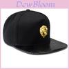 Lion Head Hip Hop Baseball Cap With Embellished Rhinestones For Summer Streetwear