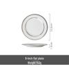LISM Light Luxury Ceramic Fruit Plate Set