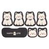 West Highland Terrier Breathable Car Seat Cushion Summer Universal Four Seasons Cute Dog Cartoon Universal Seat Covers