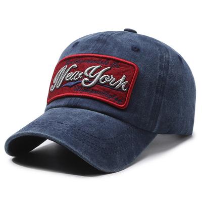 Stickerei Brief Baseball Kappe Männer Frauen Im Freien Sonnenhut Denim Hut Pferdeschwanz Panama Kappe Snapback Hut Sonnenblende Hüte
