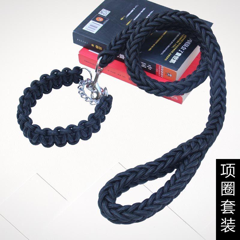 

Dog Hand Holding Rope Dog Leash Medium Large Dog Collar Golden Retriever Vest-Style Chest Strap Teddy Pet Supplies Size S-Fit for 4.00 kg-9.00 kg Black-Collar Suit