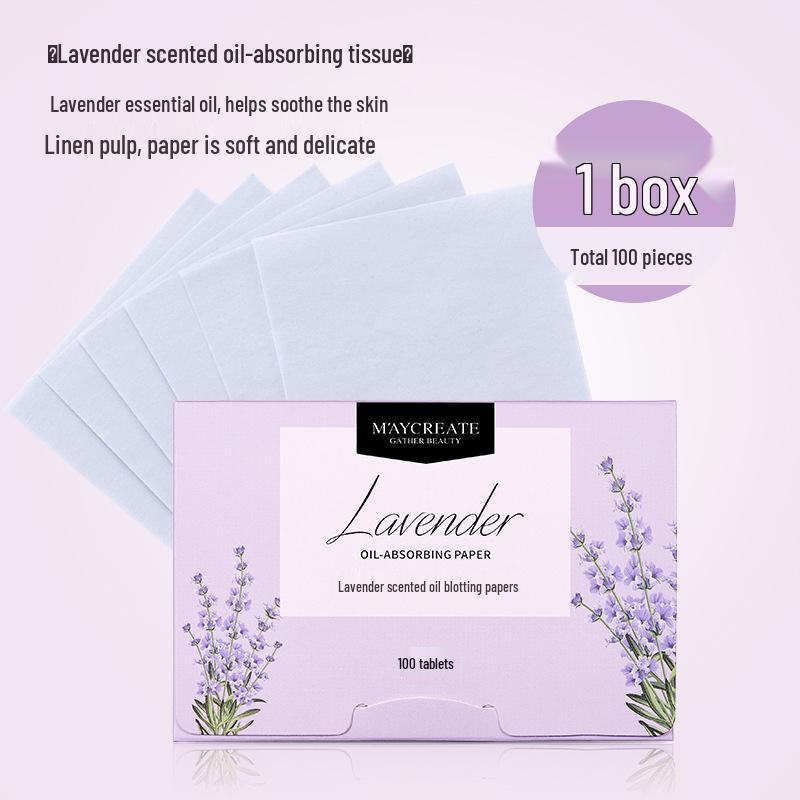 Jianmei Chuangyan Portable Fragrance Facial Oil-Absorbing Sheets - 100 Pieces