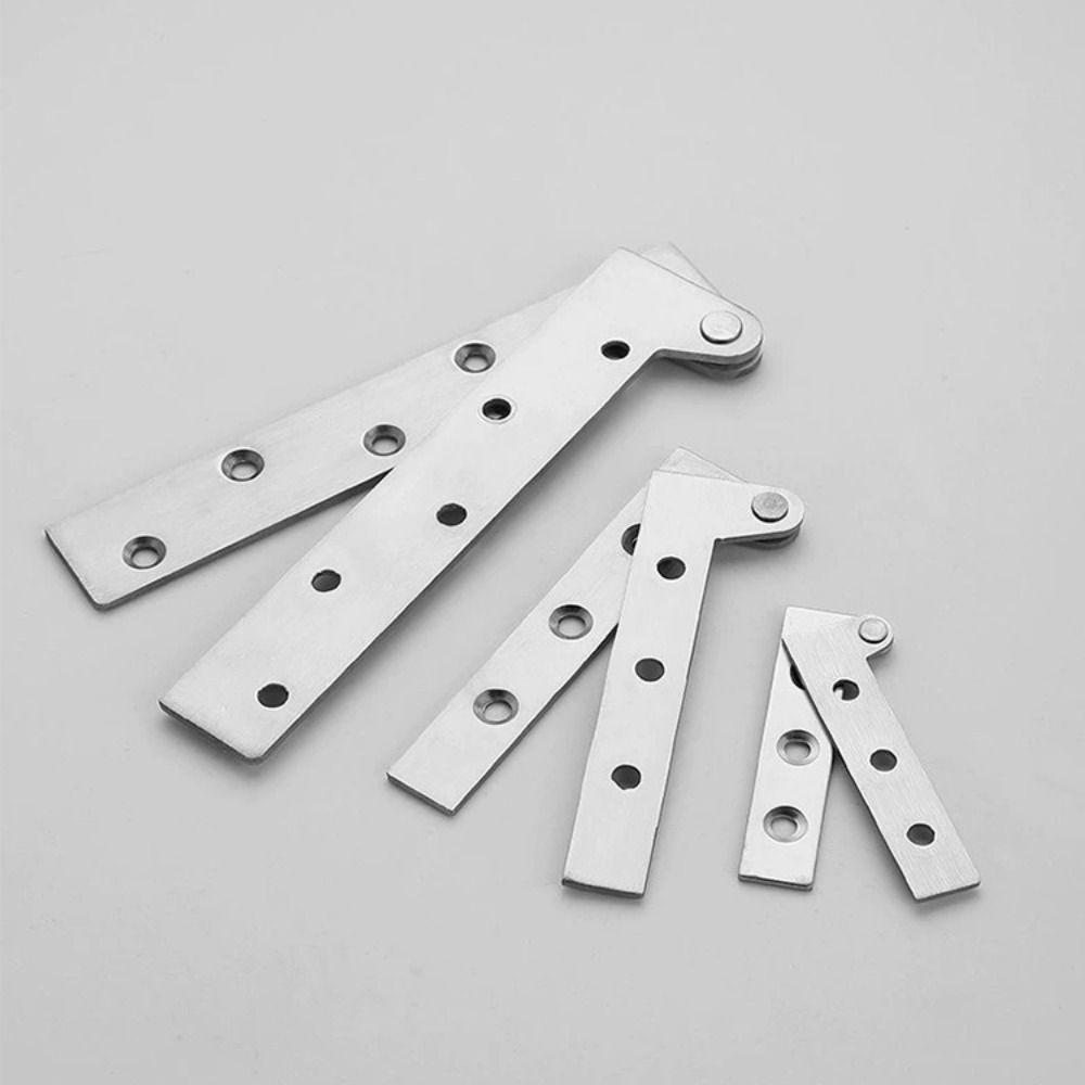 2 STÜCK Sieben-Wort Unsichtbares Türdrehband Hühnerschnabel Dämpfungs-Drehband Fenster Schrank