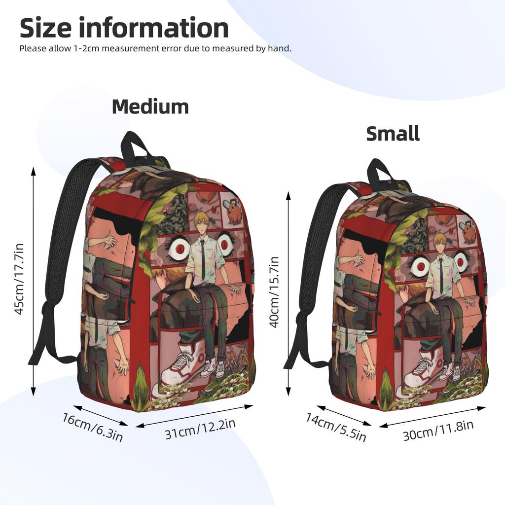 Denji casual manga Backpack Chainsaws Mans Outdoor Backpacks Female Design Big School Bags Leisure Rucksack