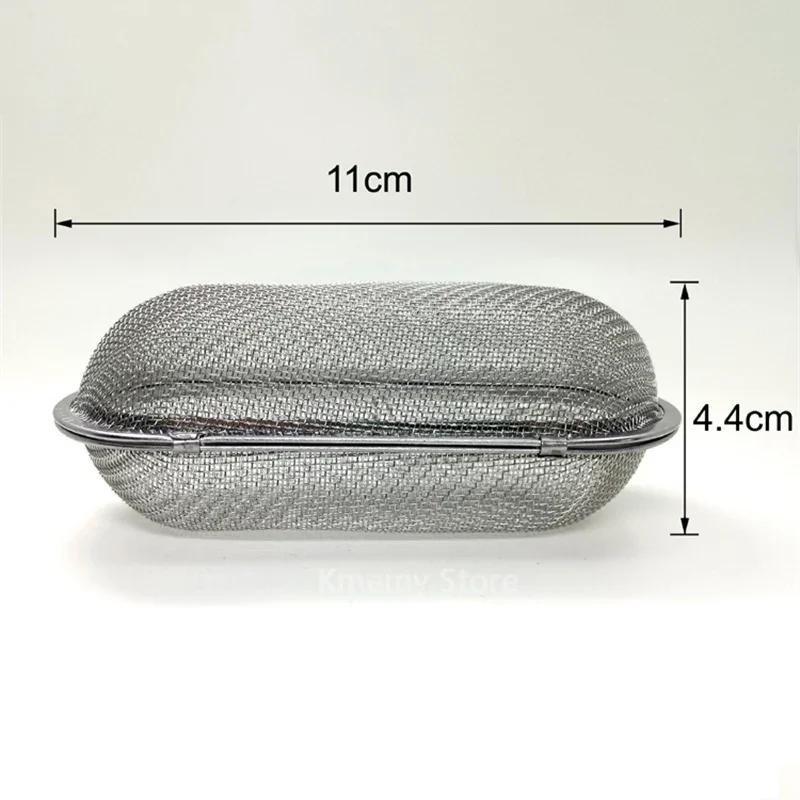Oval Heart Sphere Shape Spice Seasoning Tea Strainer with Chain Stainless Steel Mesh Ball Tea Coffee Filter Basket Infuser Tools