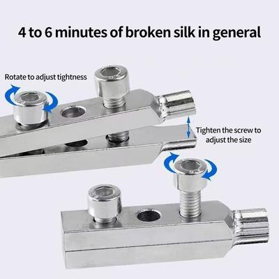 Stainless Steel Tightening Angle Valve Broken Faucet Quick Wire Breakage Removal Tool Water Pipe Breakage Universal Extractor