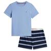 Childrens/Kids Essential Striped Short Pyjama Set
