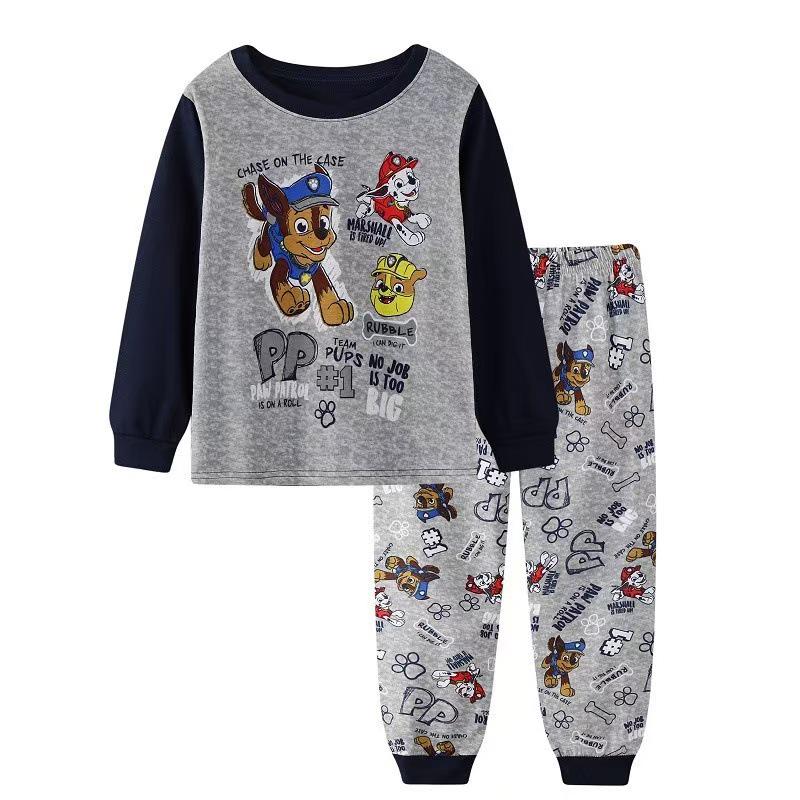 Set Pigiama a Manica Lunga con Stampa Paw Patrol per Bambini - Modelli Autunnali e Primaverili