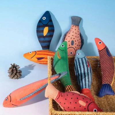 Simulation Fish Interactive Chew Toy for Cat Catnip Toys Pillow Toys for Kitty, Various Styles Cute Durable Premium