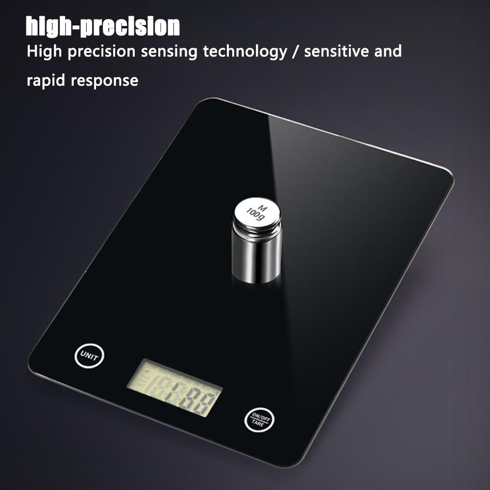 Kitchen Baking Electronic Scale Household Waterproof Touch Screen Digital Food Scale With Lcd Display