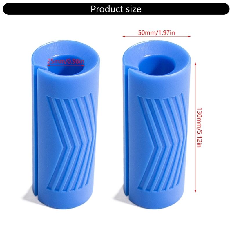 2Pcs Dumbbell Barbell Grip Barbell Dumbbell Training AntiSlip Silicone Grip Gym Equipment For Women and Men Enduring