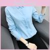Timeless Women's Ladies Summer Loose Tops Long Sleeve Shirt Casual Blouse T-shirt Versatile Cotton Blend
