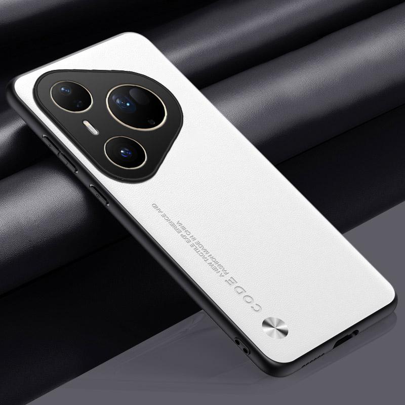 Luxury PU Leather Case For Huawei Pura 80 70 Ultra P60 P50 P40 P30 Nova 14 13 12 11 10 Pro Cover Silicone Protect Phone Case