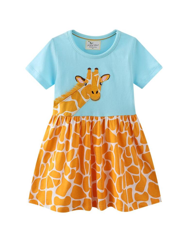 Summer 2026 New Arrival British Style Short Sleeve Girls' Dresses