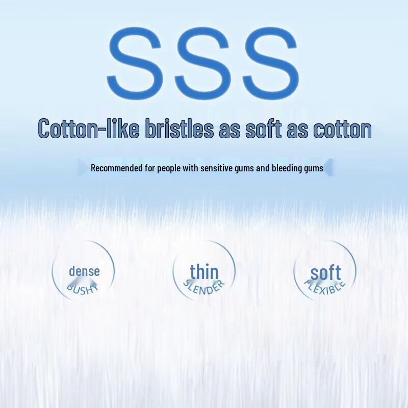 FAWNMUM Adult Soft Bristle Wide Head Toothbrush Set